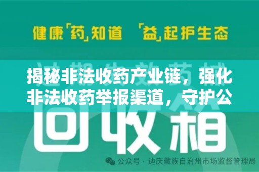 芜湖揭秘非法收药产业链，强化非法收药举报渠道，守护公众健康安全