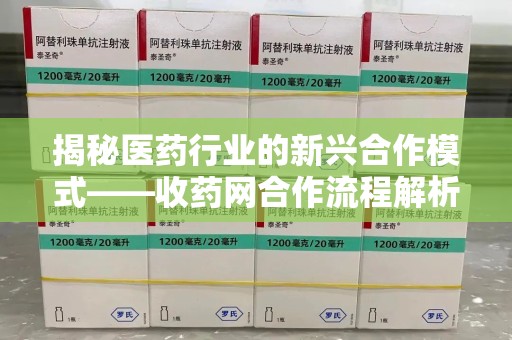 芜湖揭秘医药行业的新兴合作模式——收药网合作流程解析