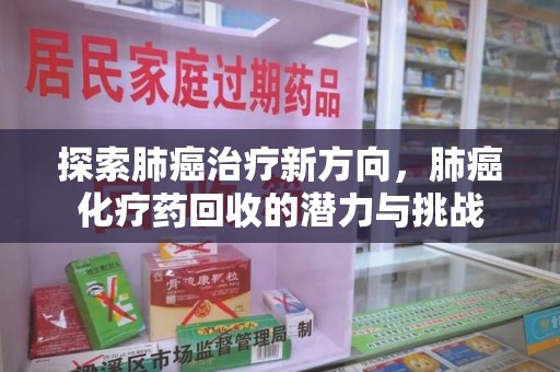 芜湖探索肺癌治疗新方向，肺癌化疗药回收的潜力与挑战