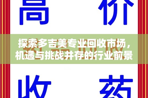 芜湖探索多吉美专业回收市场，机遇与挑战并存的行业前景